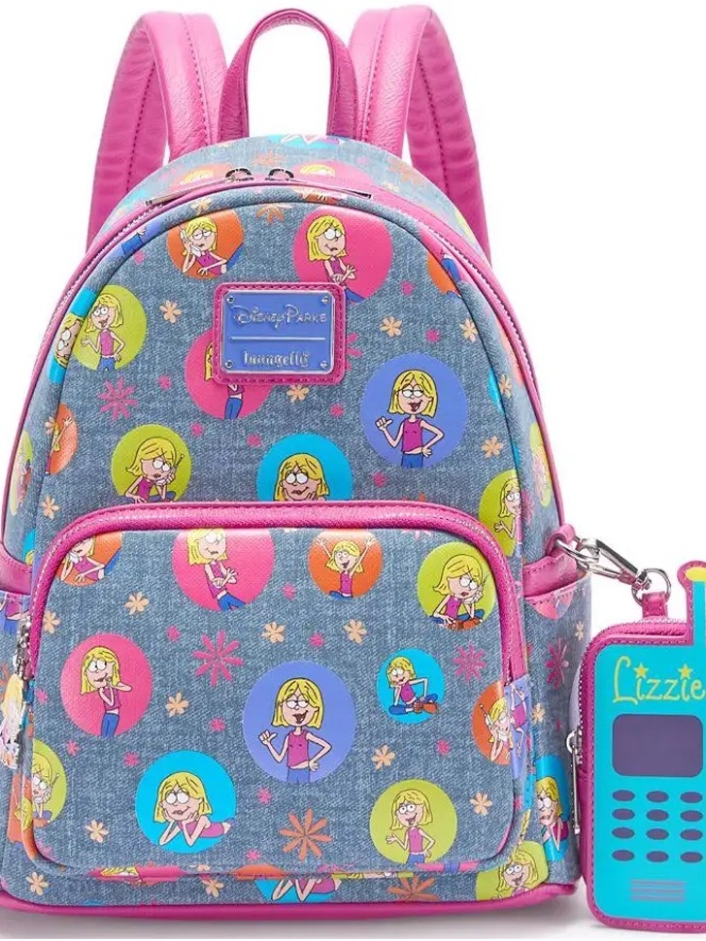 Lizzie McGuire Kids Mini Backpack - Pink/Blue